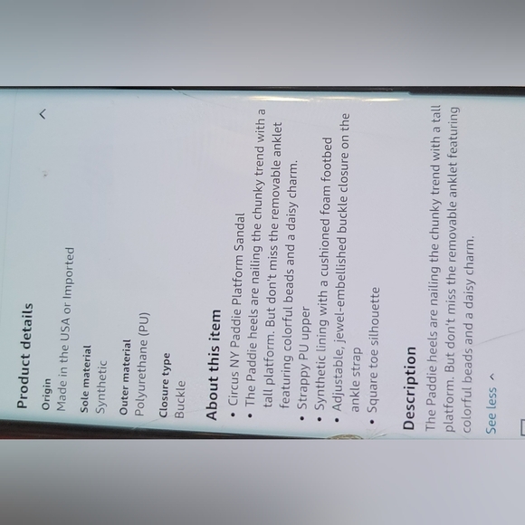 NIB Circus NY PADDIE BLACK Pump Bling Accent 5 star comfort Super Sexy S… - Picture 16 of 16